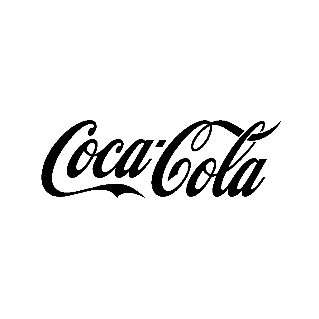 Logo noir Coca-Cola