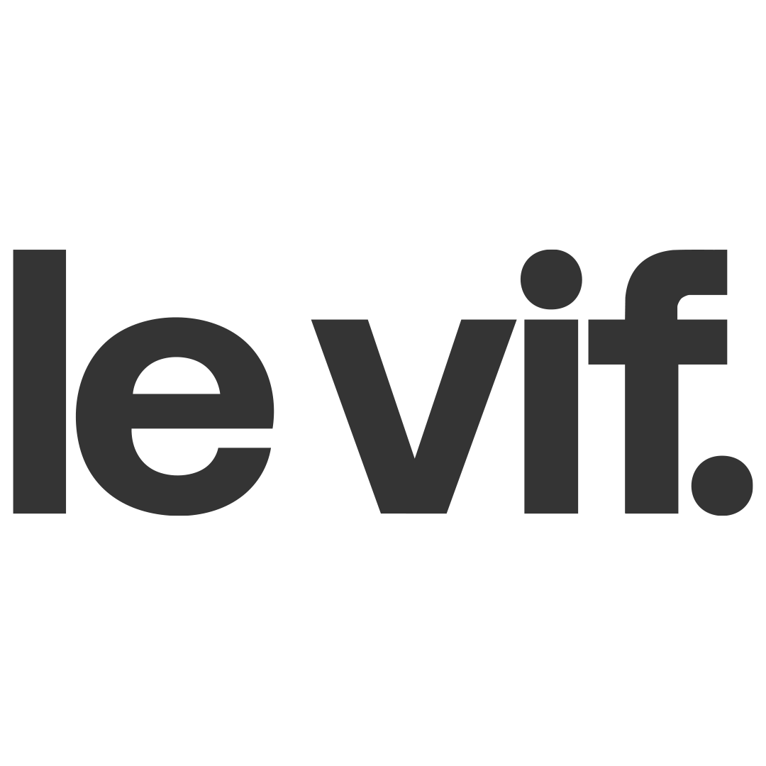 Logo noir le vif.