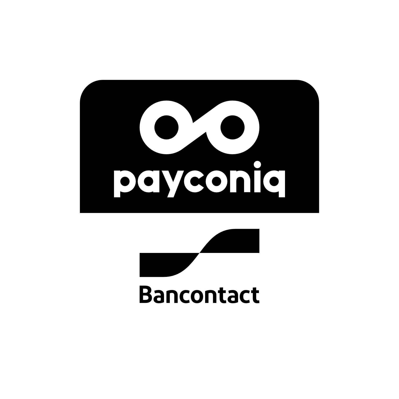 Logo noir Payconiq by Bancontact