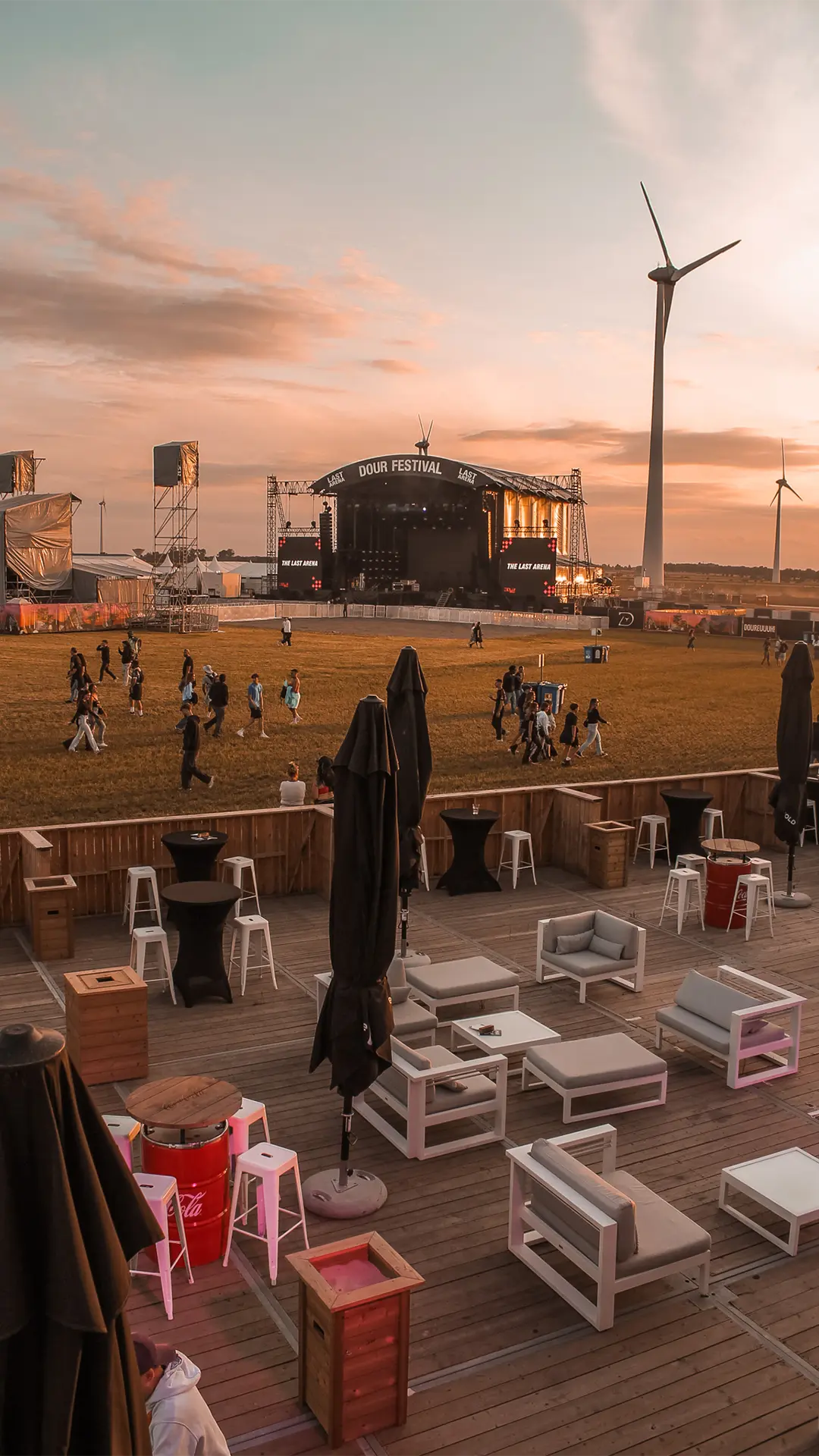 Vue  sur The Last Arena depuis l'Espace VIP