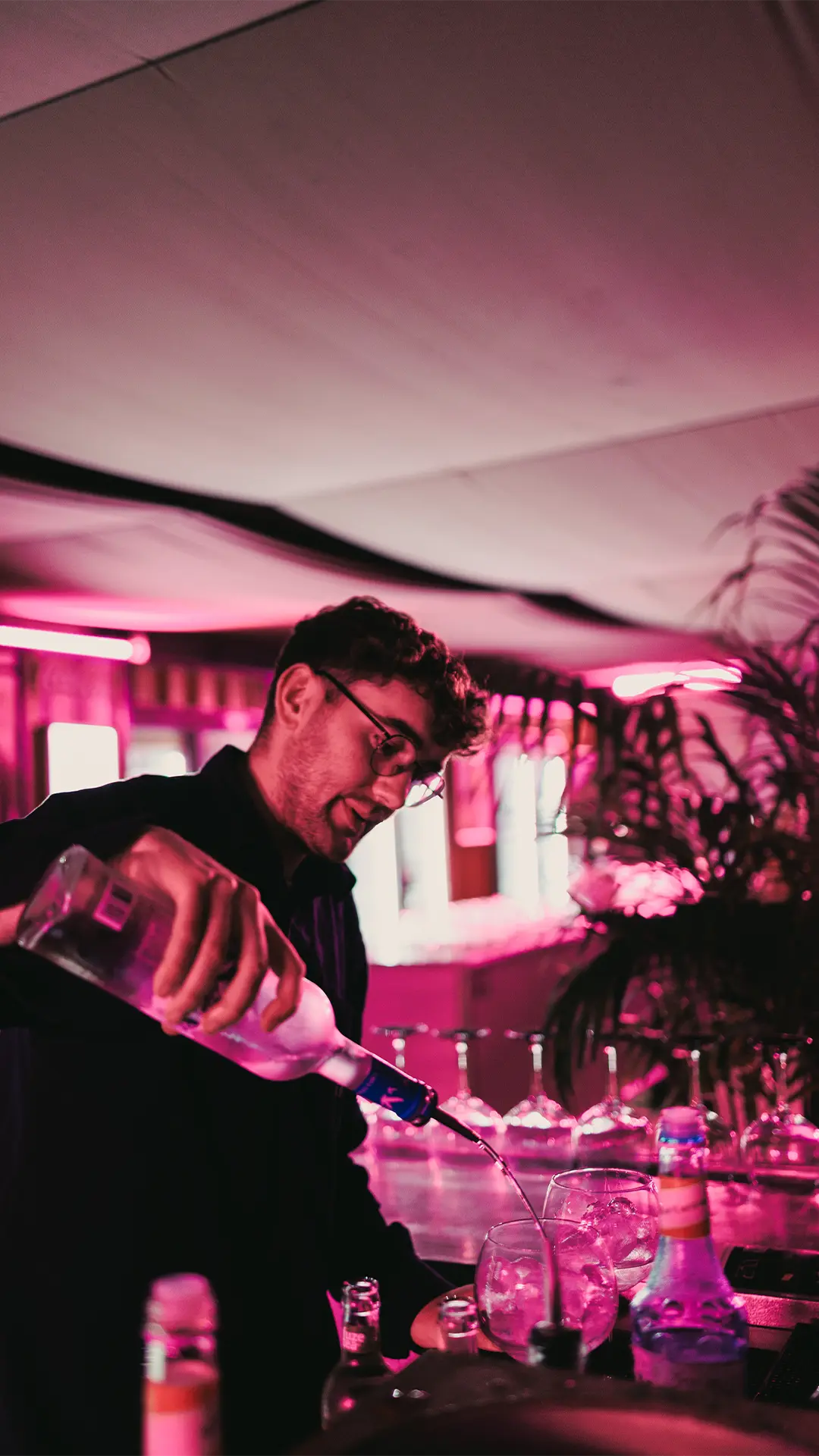 Service bar à table